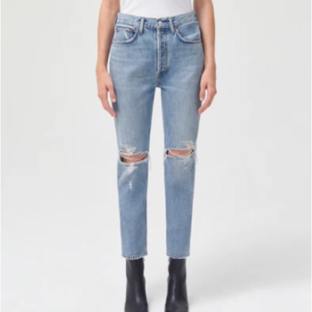 NWT Riley High Rise Straight Crop- Blitz- 32